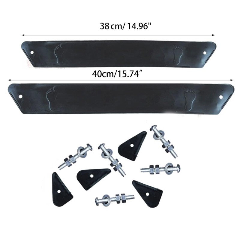 Black (37cm) Stroller Footrest Replacement Adjustable Stroller Extension Footboard Strollers