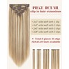 Benehair 12inch 115g Double Weft Thick Clip in Hair Extensions