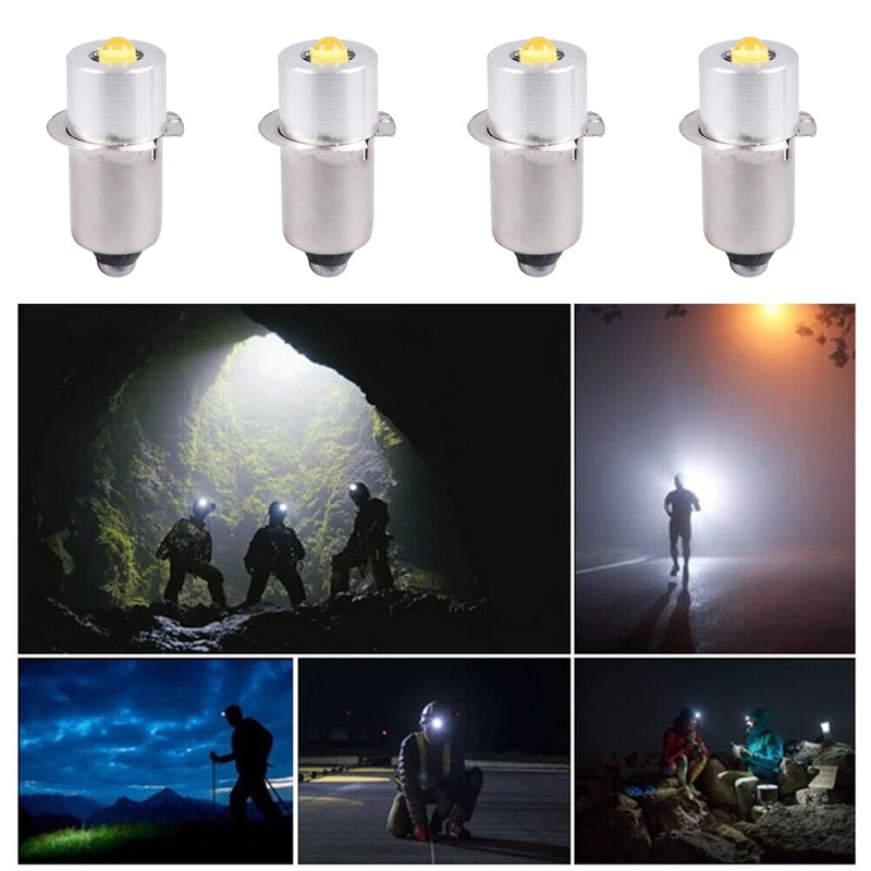 P13.5S LED Flashlight Bulb 3W DC 3-12V LED Conversion Kit