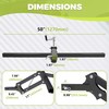 KUAFU ATV/UTV Manual Implement Lift, 1-Point and 2-Inch Receiver, 50