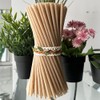Biodegradable Sugarcane Straws Paille (100 pcs) Eco-Friendly Straws Disposable Plastic-Free