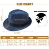 Geebuzz 5 Pack Short Brim Fedora Classic Summer Beach Sun