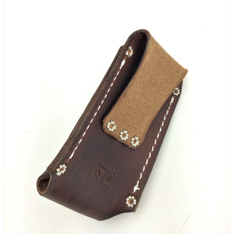 Leather Flashlight Holster for Nebo Slyde, Slyde King, and other