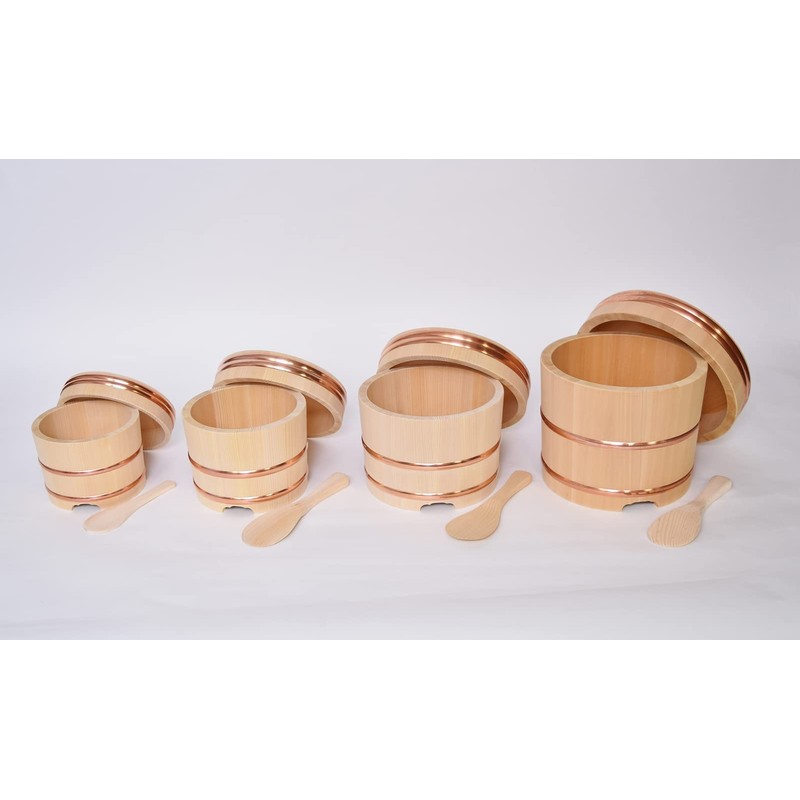 Kiso Craft Kiso Sawara Edo Style Ohitsu 3 Pieces with