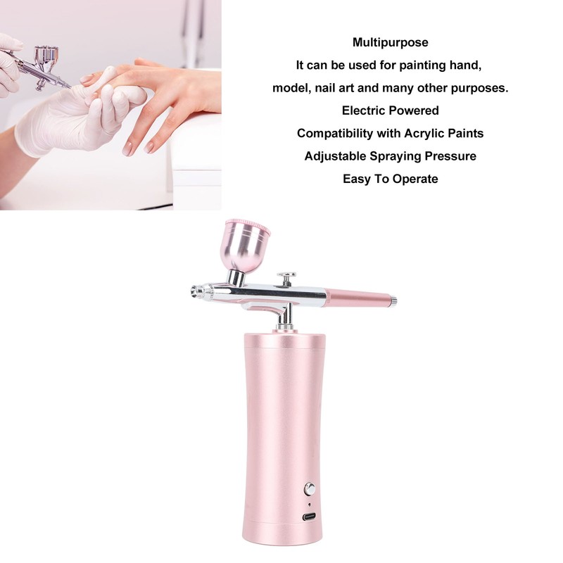 30PSI Electric Airbrush Kit Cordless Makeup Airbrush USB Charging Set