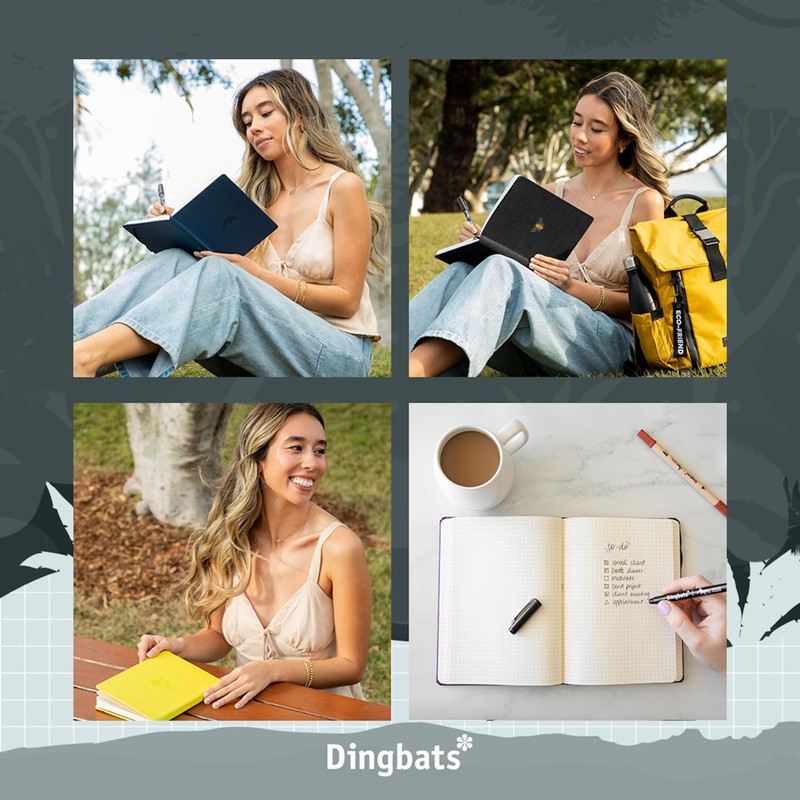 Dingbats* - Wildlife Squared Pocket Notebook A6 - PU Leather