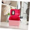 TOVINANNA Chic Quilted Makeup Organizer Case Spacious Travel Cosmetic Storage