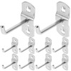 VILLCASE 12 Pcs Tool Hook Square Tube Hook S Hooks