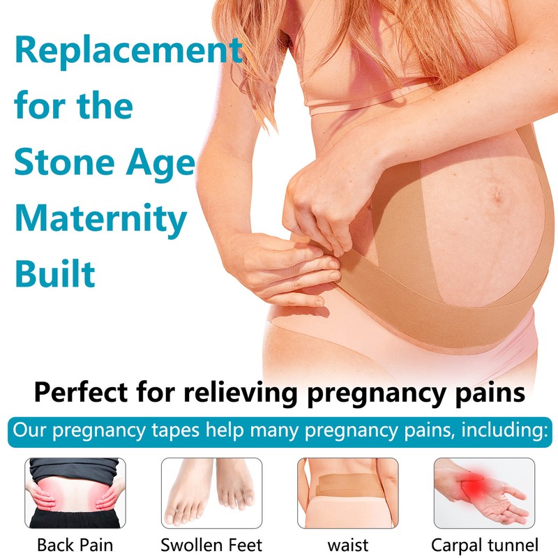 2 Rolls Maternity Belt Pregnancy Belly Support Band Elastic Brace