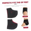Healeved 4pcs Plantar Heel Ankle Brace Insole Support Breathable Compression