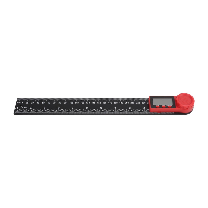Digital Display Angle Ruler 2 in 1 Plastic Lightweight Convenient