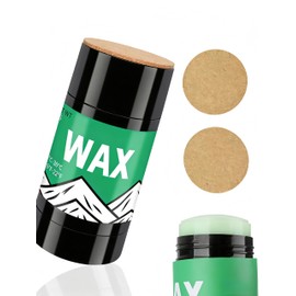 VKQ Rub-on Ski Snowboard Wax, 80g Universal, Easy Cork applicator, Quick Waxingfor Outdoors for Ski/Snowboard/Nordic/Cross PFAS-Free