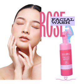 BBROSE Rose Face Wash 150ml – Gentle Cleansing Gel for All Skin Types | Hydrating & Refreshing | Natural Ingredients | pH Balanced | Removes Makeup & Impurities | Paraben-Free