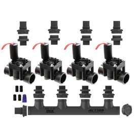 SPW Hunter Premium Valve Manifold System PGV100GS - Heavy Duty Action Machining Parts - 3/4'' or 1'' Slip PGV-100 (4 Zone)