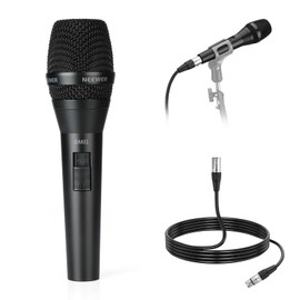 NEEWER DM01 Cardioid Dynamic Microphone with XLR Cable for Podcast Singing PC Gaming Streaming Studio Vocals, Speeches, Live Performances, 600Ω +/- 30% Impedance, 100Hz-10KHz Frequency Range