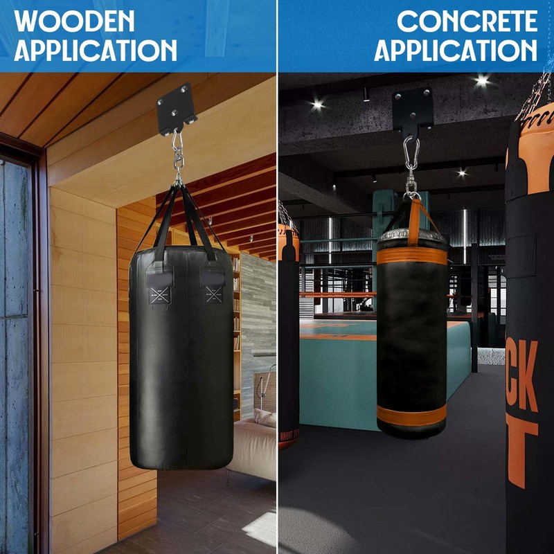 AUSTUFF Heavy Duty Punching Bag Hanger,Heavy Duty Bag Hanger Bracket,360°