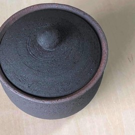 Landscape.com Hephamon, Salt Jar, Large, Black, Made in Japan