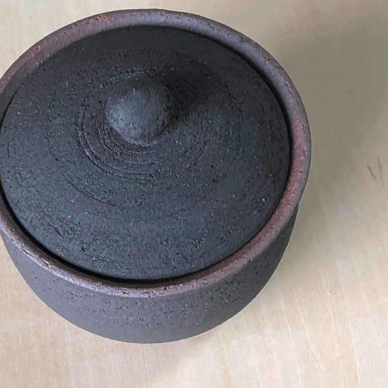 Landscape.com Hephamon, Salt Jar, Large, Black, Made in Japan