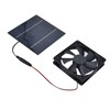 Solar Powered Exhaust Fan 10W Single Fan Waterproof Solar Panel