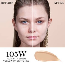 LANCOME Teint Idole Ultra Wear Care & Glow Foundation with Hyaluronic Acid - 105W