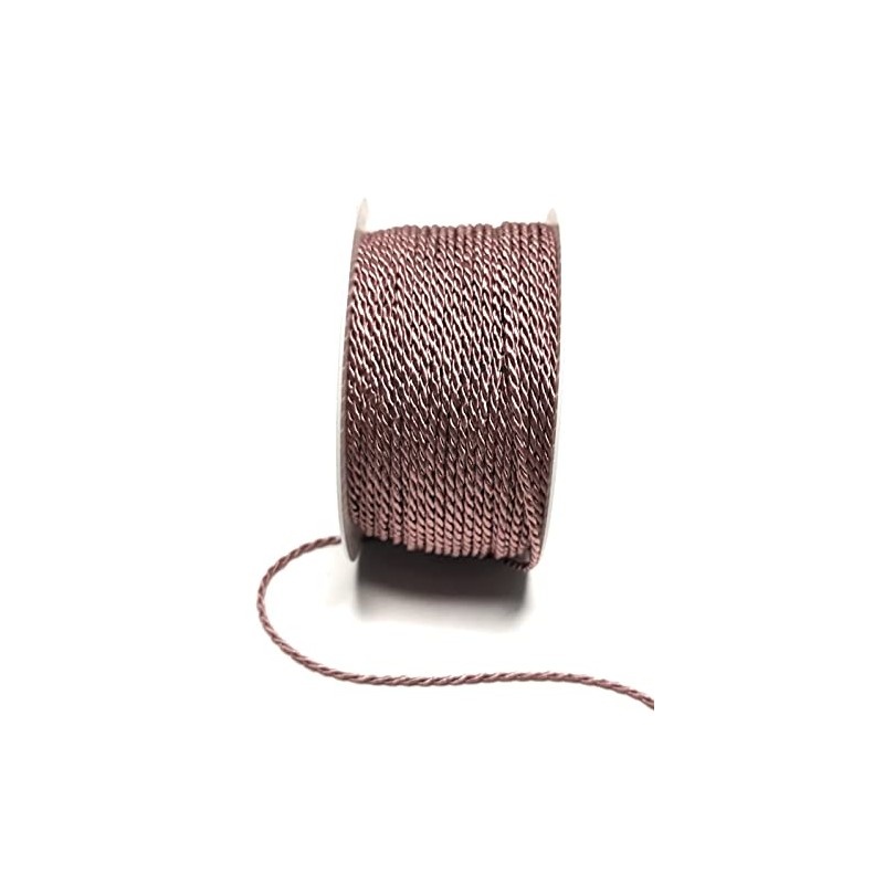 s.dekoda Cord 50 m x 2 mm Dusky Pink Twist