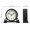NEWGATE Clocks® Divisadero mantel clock | Traditional double scroll design