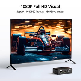 UNISHEEN Mini hdmi encoder-1080P 30FPS Support SRT,RTMP,RTSP,RTMPS,UDP,HTTP,HLS，Live Stream Broadcast for YouTube, Facebook RTMPS, Wowza, Twitch, etc. Video Encoder for Live Streaming