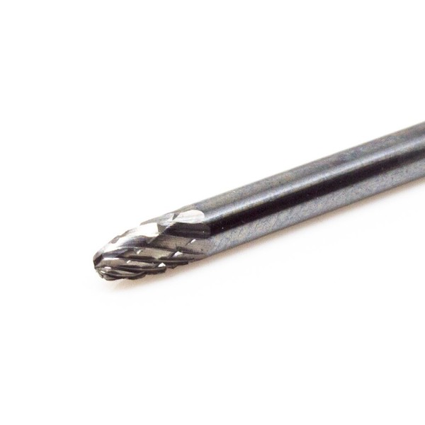 Benchmark Abrasives 1/8 Inch Tree Shape Double Cut Tungsten Carbide