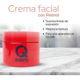 Crema Facial Colágeno O Retinol Q Bonita Hidratación Firmeza Todo Tipo De Piel Día/noche