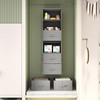 Vailando 6-Tier Hanging Shelves for Closet, Two 3-Shelf Hanging Closet
