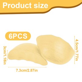 DWFEYOI 3 Paar Zehenfüller Einsätze für zu große Schuhe Einlegesohlen verstellbare Schuhpolster Zehenkissen Schuhgrößenreduzierer,Schuhfüller Einsätze für Damen Herren High Heels Anzugschuhe