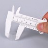 Calibre de plástico Vernier de doble escala de 150 mm,