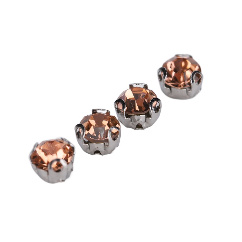1440pcs Bulk Flatback Steel Back Rhinestones Cute Craft Rhinestones for