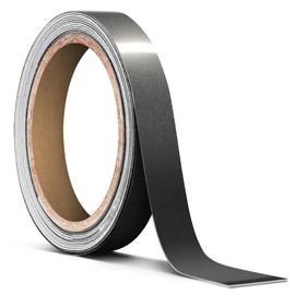 VViViD Ultra Gloss Metallic Charcoal Grey Air-Release Adhesive Vinyl Pinstripe Tape Roll (½ Inch x 20ft)