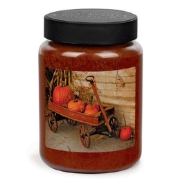 Crossroads PS-IH592 Pumpkins in Wagon Spice Jar Candle, 26 oz