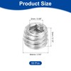 uxcell Socket Set Screws,50Pcs M4x3mm Metric - 304 Stainless Steel