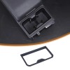 car-king888 ABS Matt Black Front Beverage Cup Holder Frame Trim