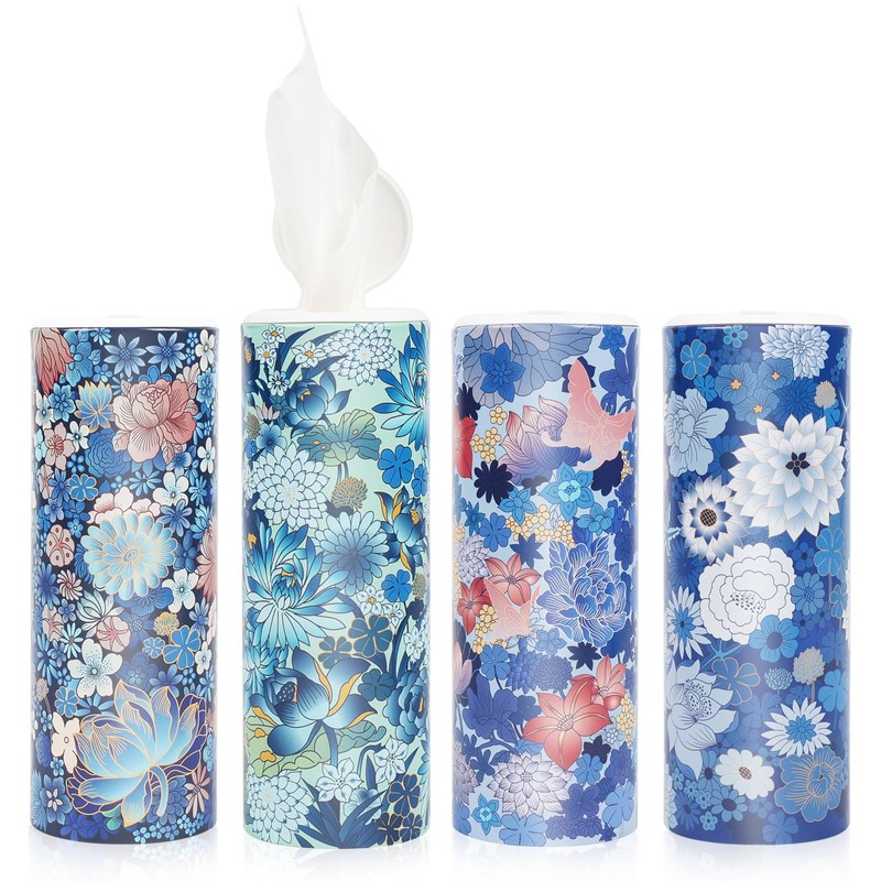 CLOVER Facial Tissues with Cap - 4 PK Car Tissues