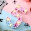 Leinuosen Spider LED Number Lights Birthday Party Decoration Pink Spider