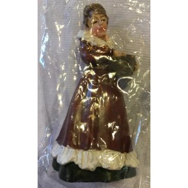 Unbranded Fairy Garden Decor 3 In. Girl With Red Dress