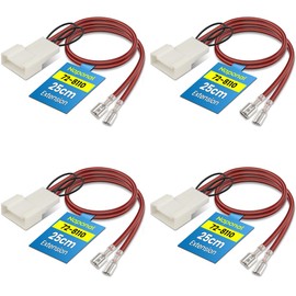 72-8110 Speaker Harness – Professional Car Door Speaker Wiring Adapter Plug with Thicker Longer Cable for Toyota RAV4, Camry, 4Runner, Highlander, Scion, Forester (4PCS)