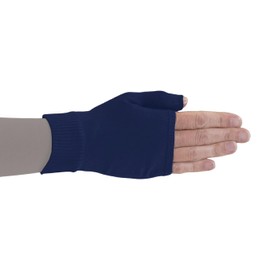 Lymphedivas Navy Medical Graduated Compression Gauntlet for Lymphedema (30-40 mmHg Large)