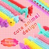 Stretchy String Fidget Toys Animal Sensory Noodles Toys Bulk Worm
