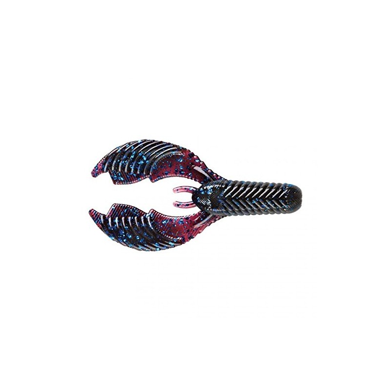 Yum Lures YCCK269 Craw Chunk Fishing Bait, Blue Flake, 2.75"