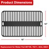DELSbbq 80631 Cast Iron Cooking Grate for Weber Go-Anywhere, Grill