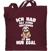 Shirtracer - Cotton Bag - Ich hab das schon verstanden