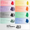 WIKDAY Resistance Bands for Working Out, Exercise Bands, Workout Bands,