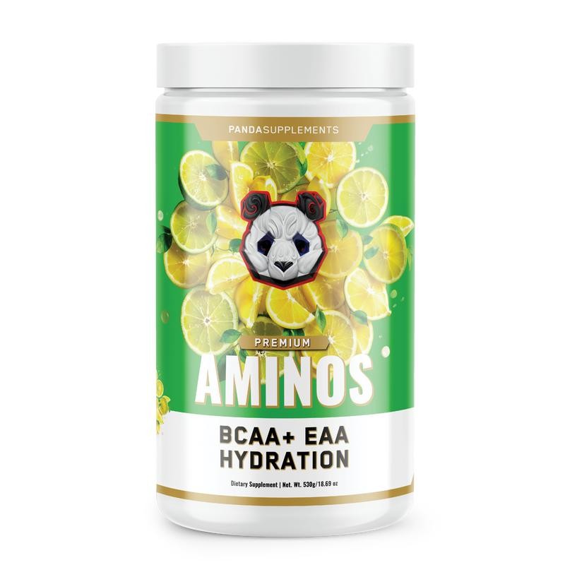 Panda Supps AMINOS - BCAA + EAA & Electrolytes:_Pink Lemonade