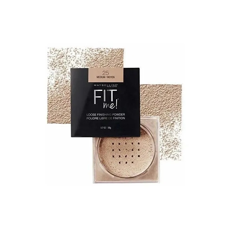 Polvo Maybelline Fit Me Loose Finishing Tono 25 Medium 20g