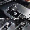 JUIVEEL Carbon Fiber Style Car Gear Shift Knob Cover Trim,